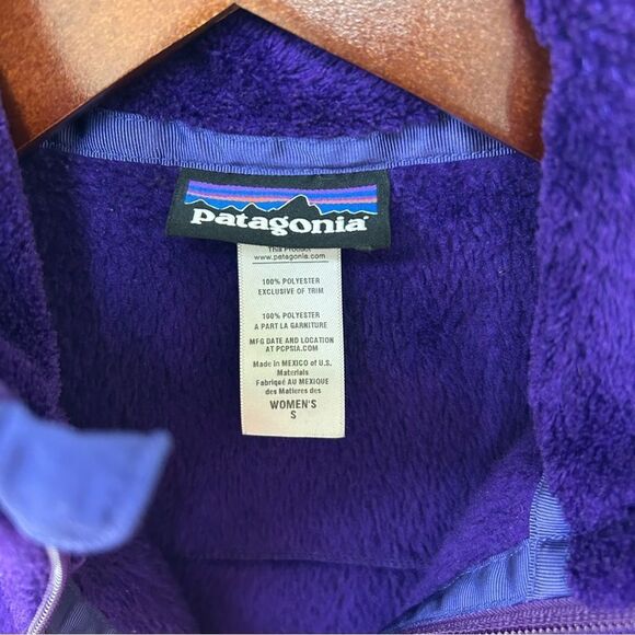 PATAGONIA Re-Tool Fleece Vest, Purple, Small pre-owned excellent condition - Picture 3 of 8